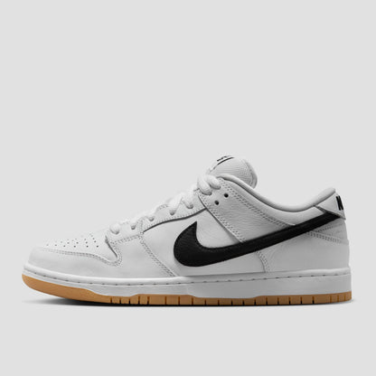 Nike SB Dunk Low Pro Skate Shoes White / Black / Gum