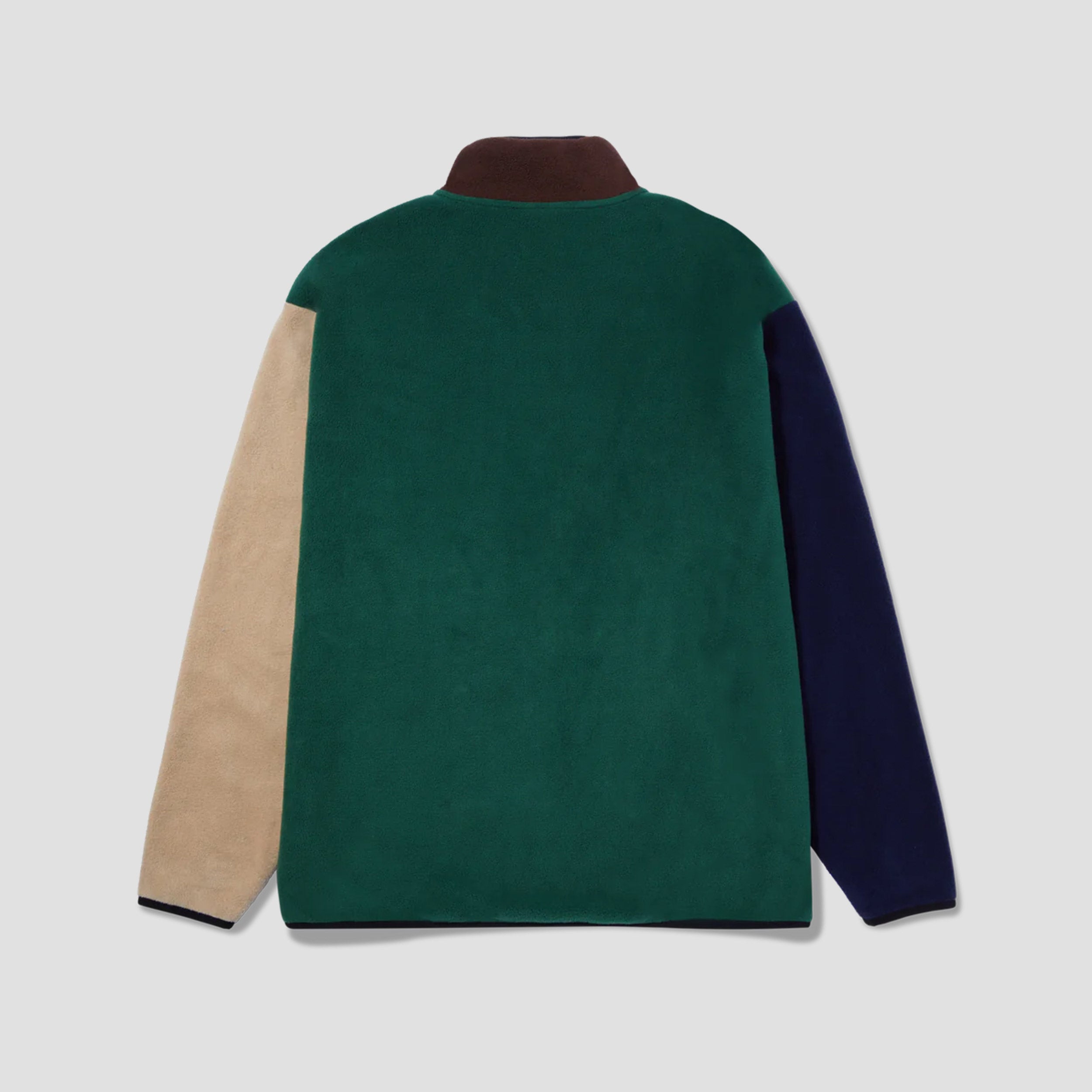 HUF New Day Color Block Tech Fleece Emerald