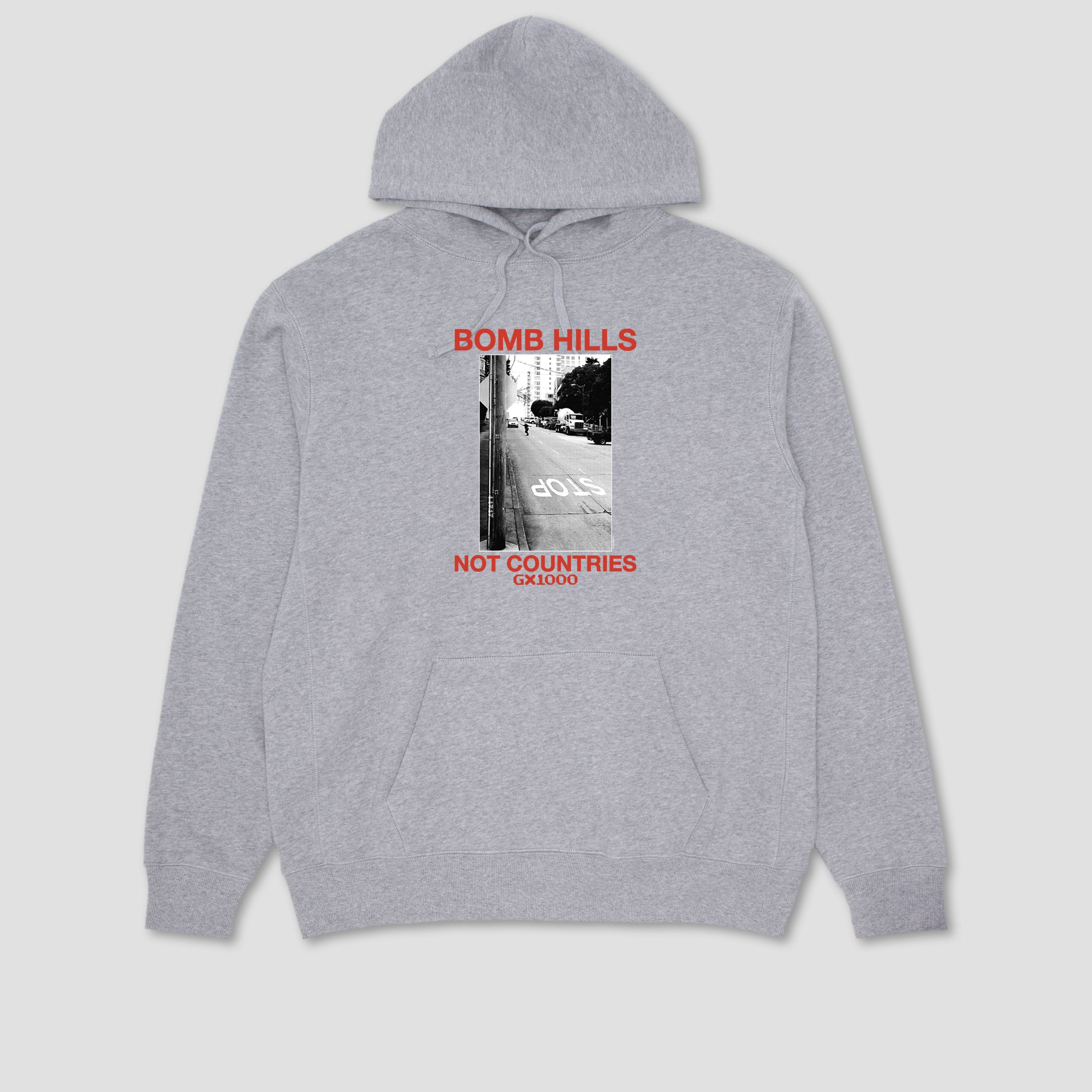 GX1000 Bomb Hills Hood Heather Grey