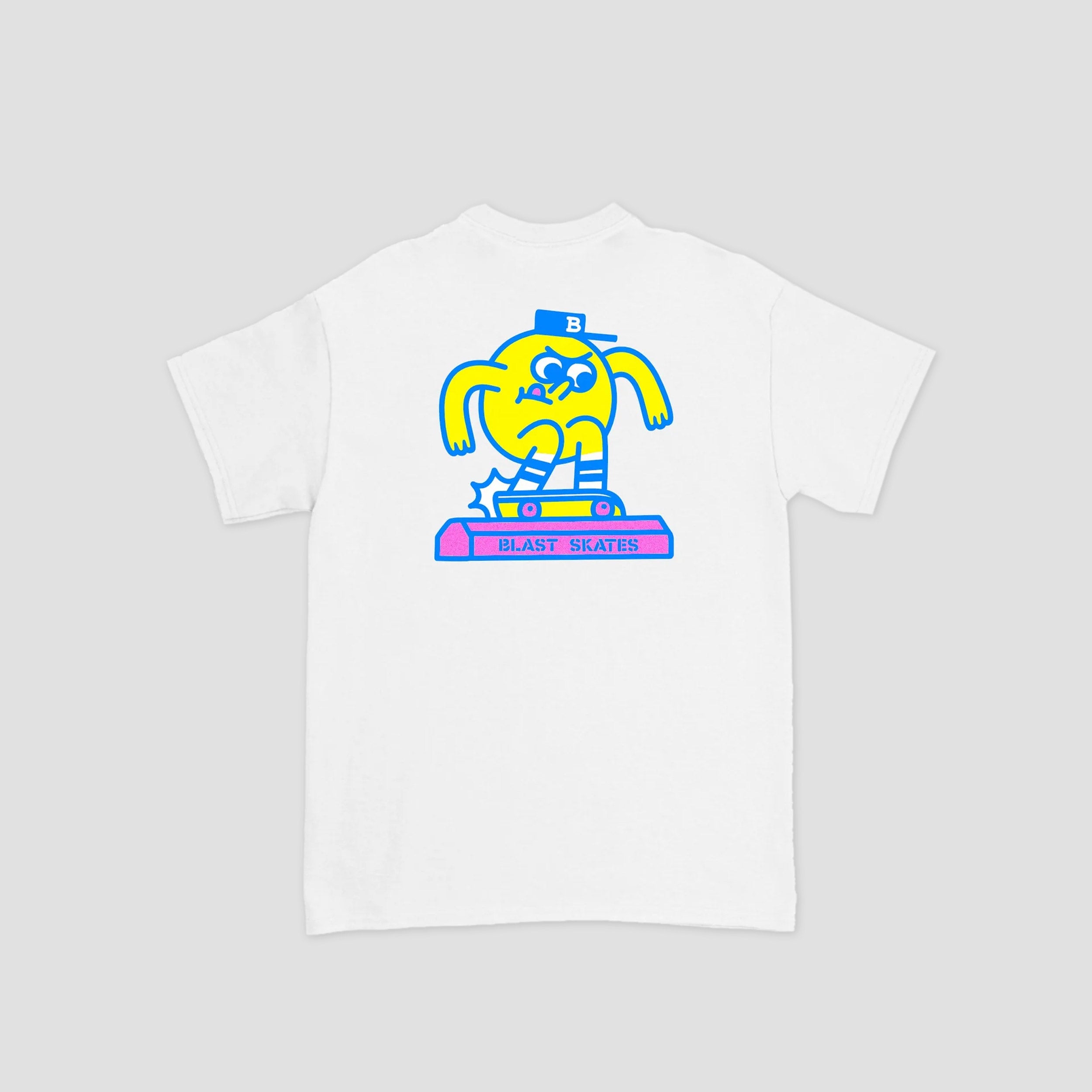 Blast Skates Curb Club T-Shirt White