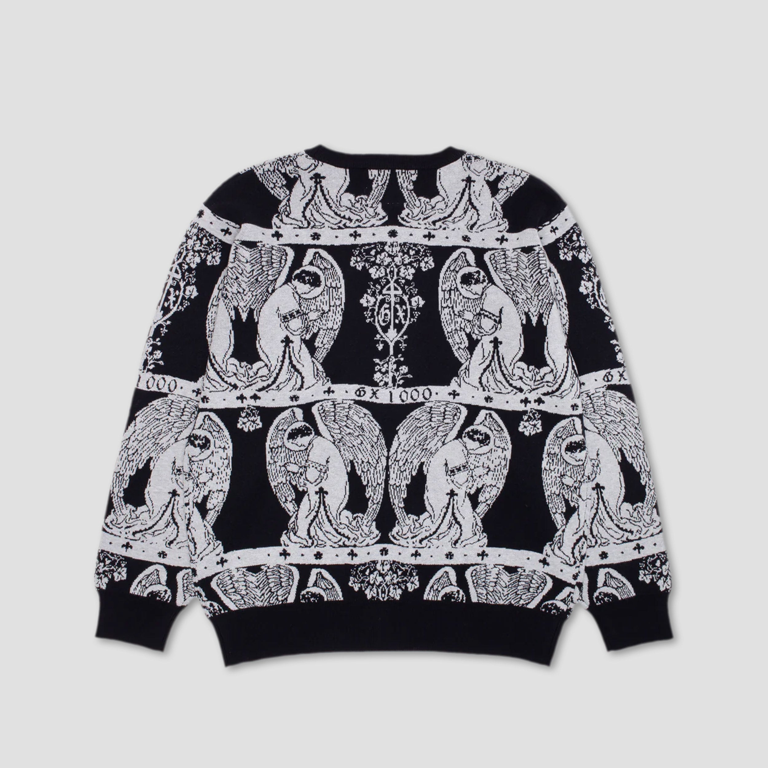 GX1000 Jacquard Crew Grey