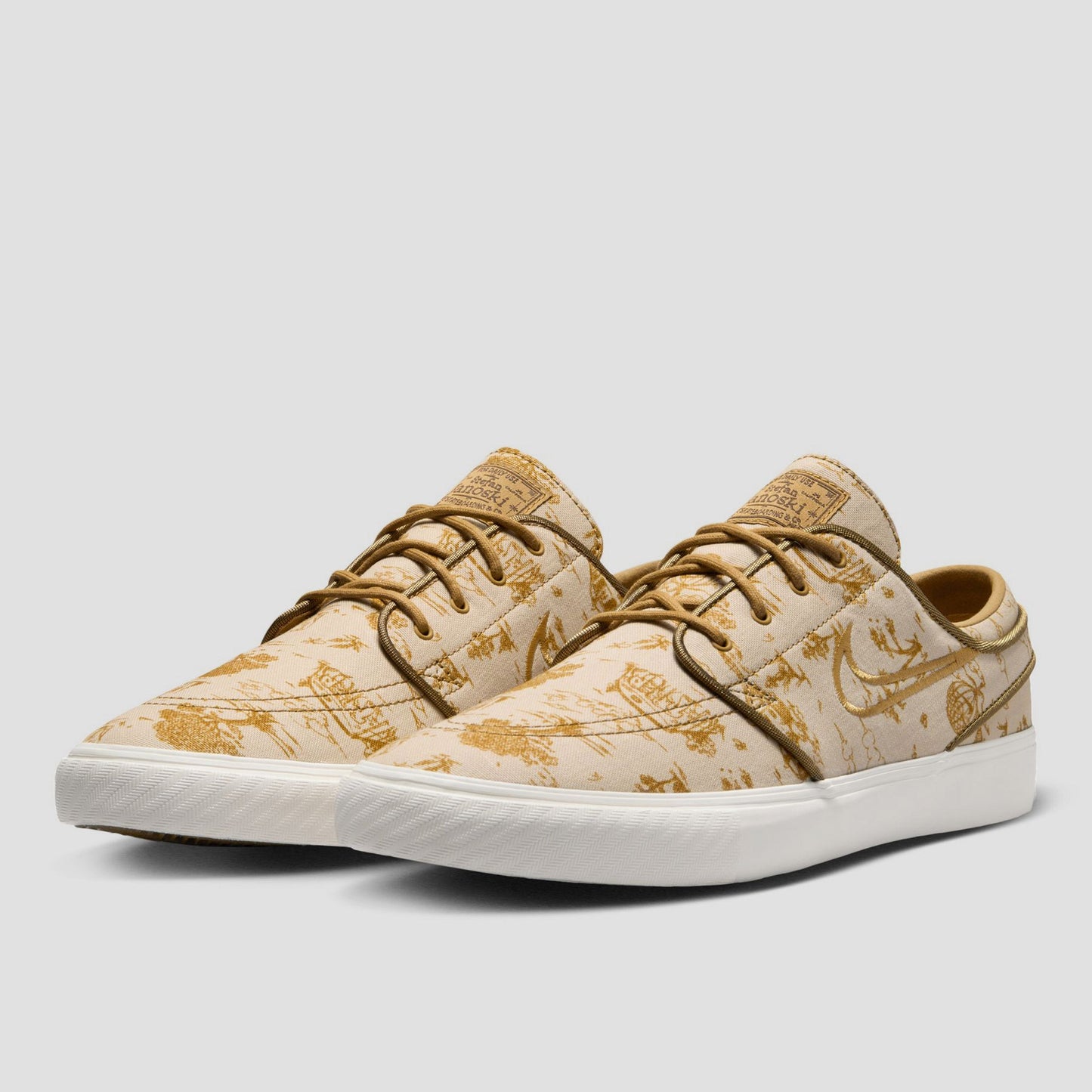 Nike SB Zoom Janoski OG+ Premium Skate Shoe Sesame / FLT Gold / Bronzine - Sail