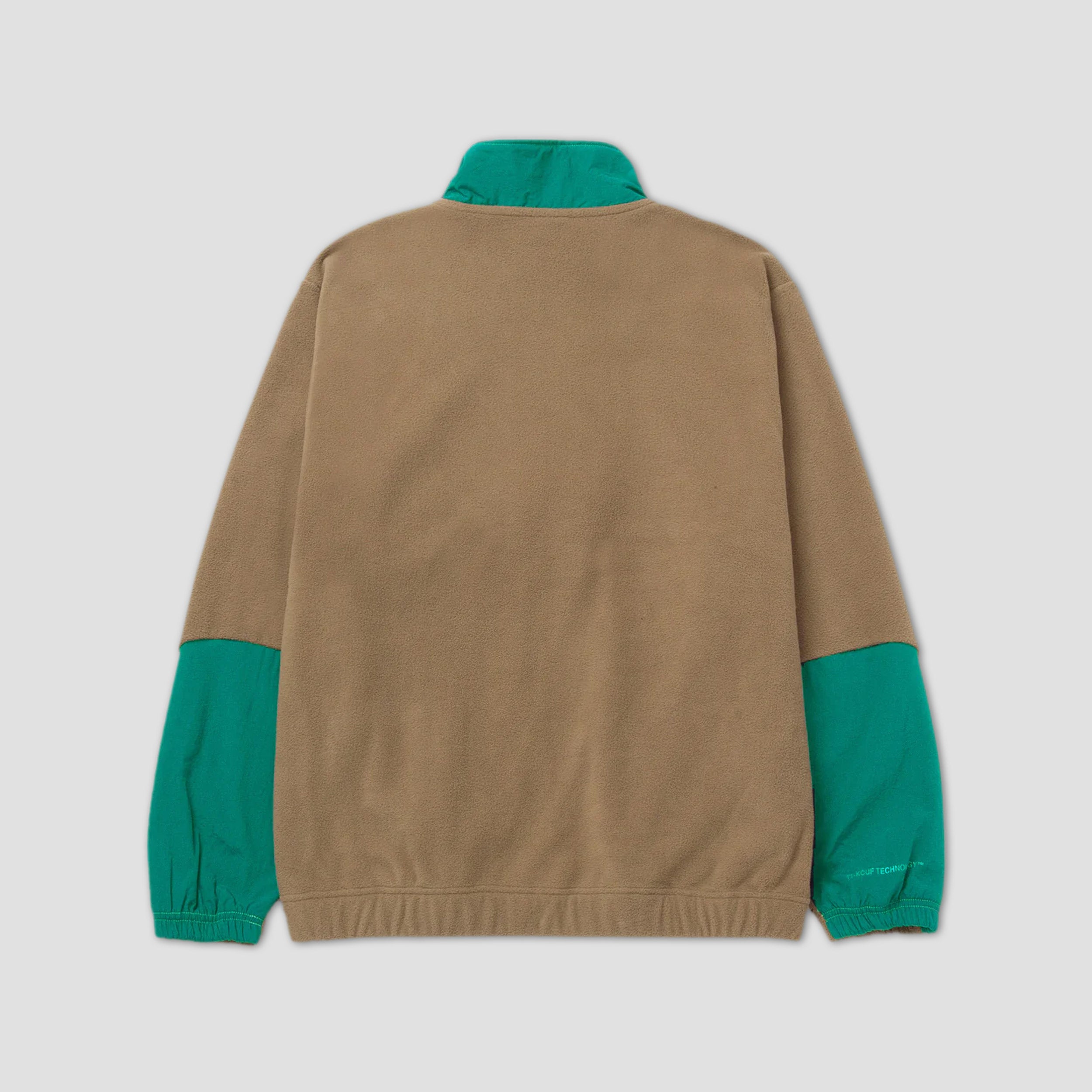 HUF Range Quarter Zip Polar Fleece Olive