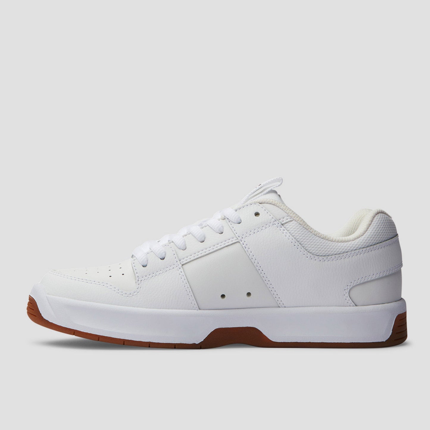 DC Lynx Zero Skate Shoes White White Gum