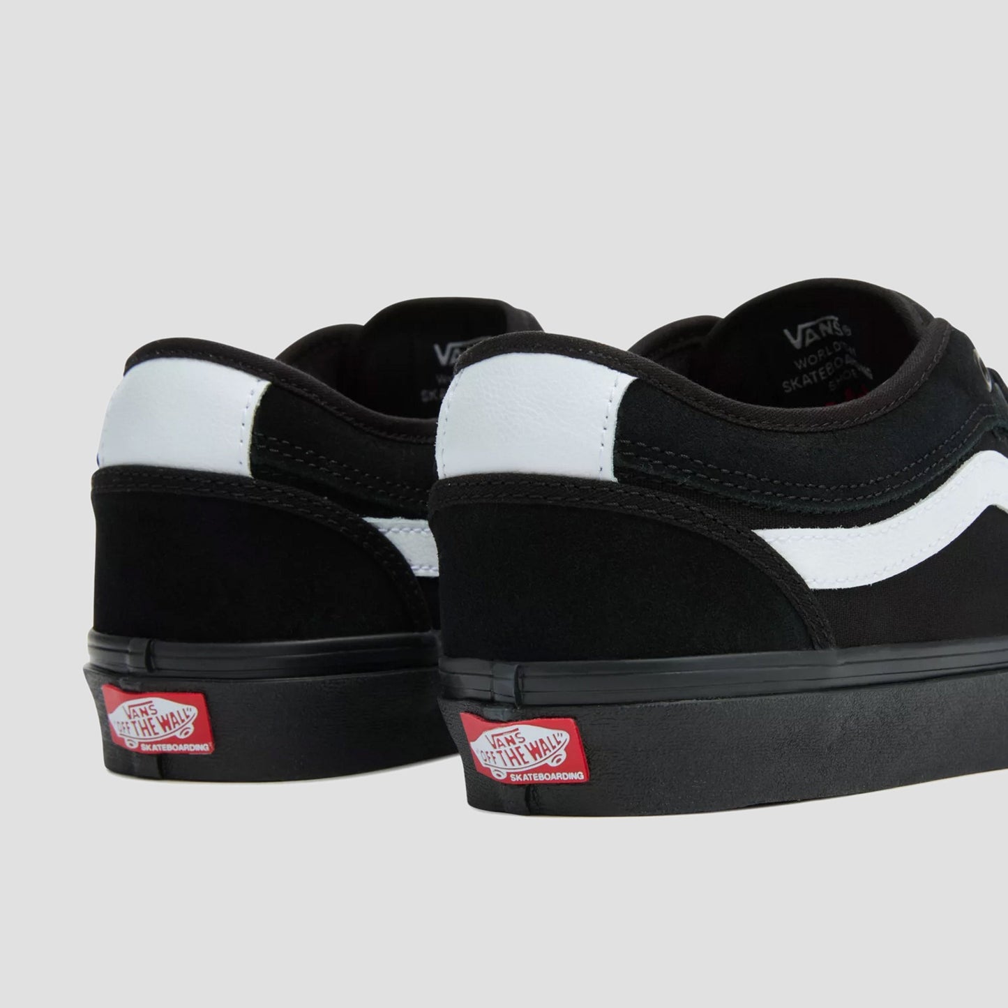 Vans Chukka Low Sidestripe Skate Shoes Black / Black / White