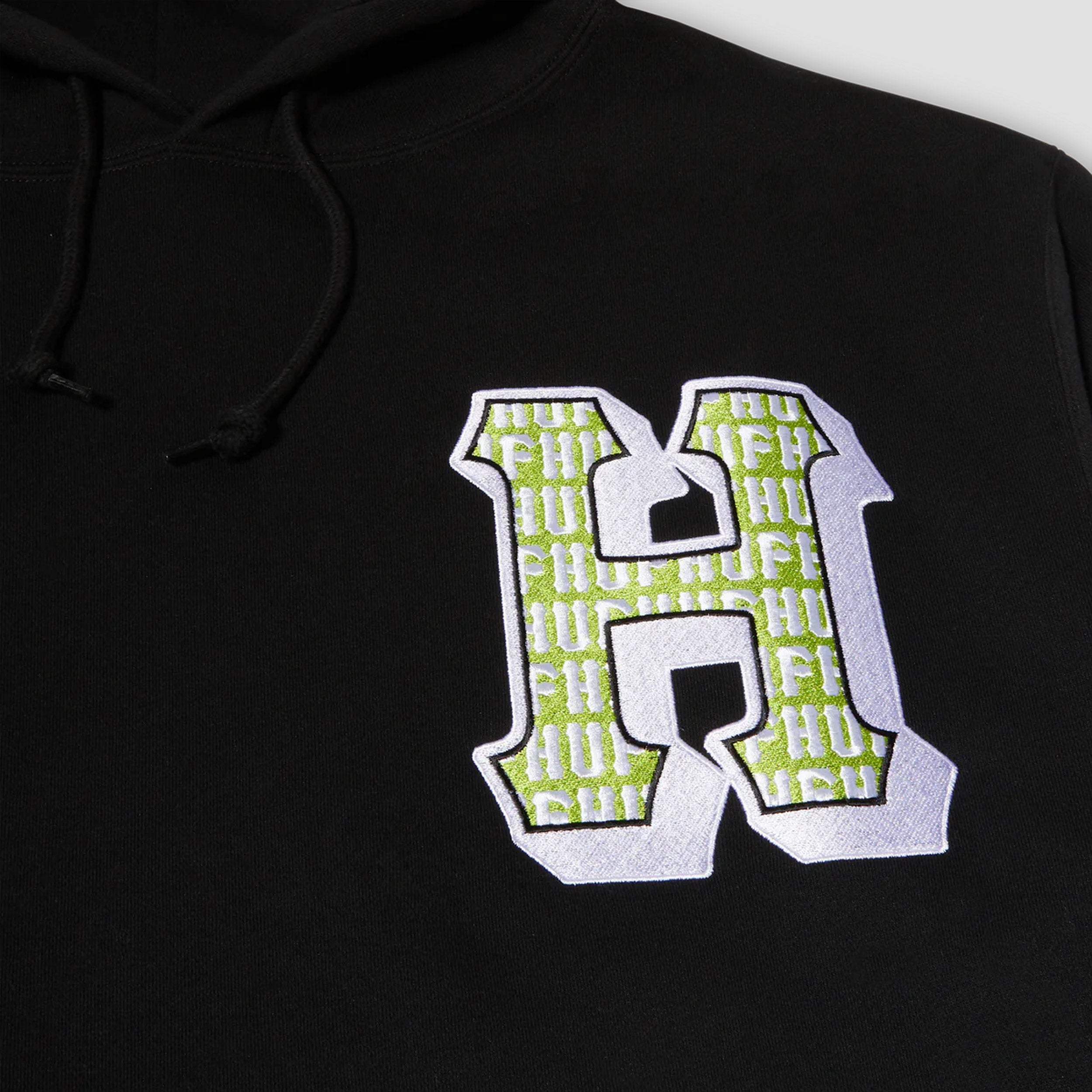 HUF Thicc H Hood Black