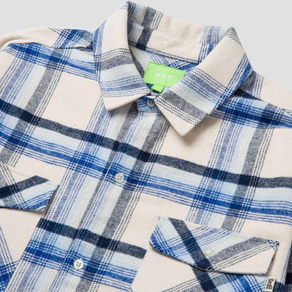 HUF Sorrento Flannel Shirt Natural