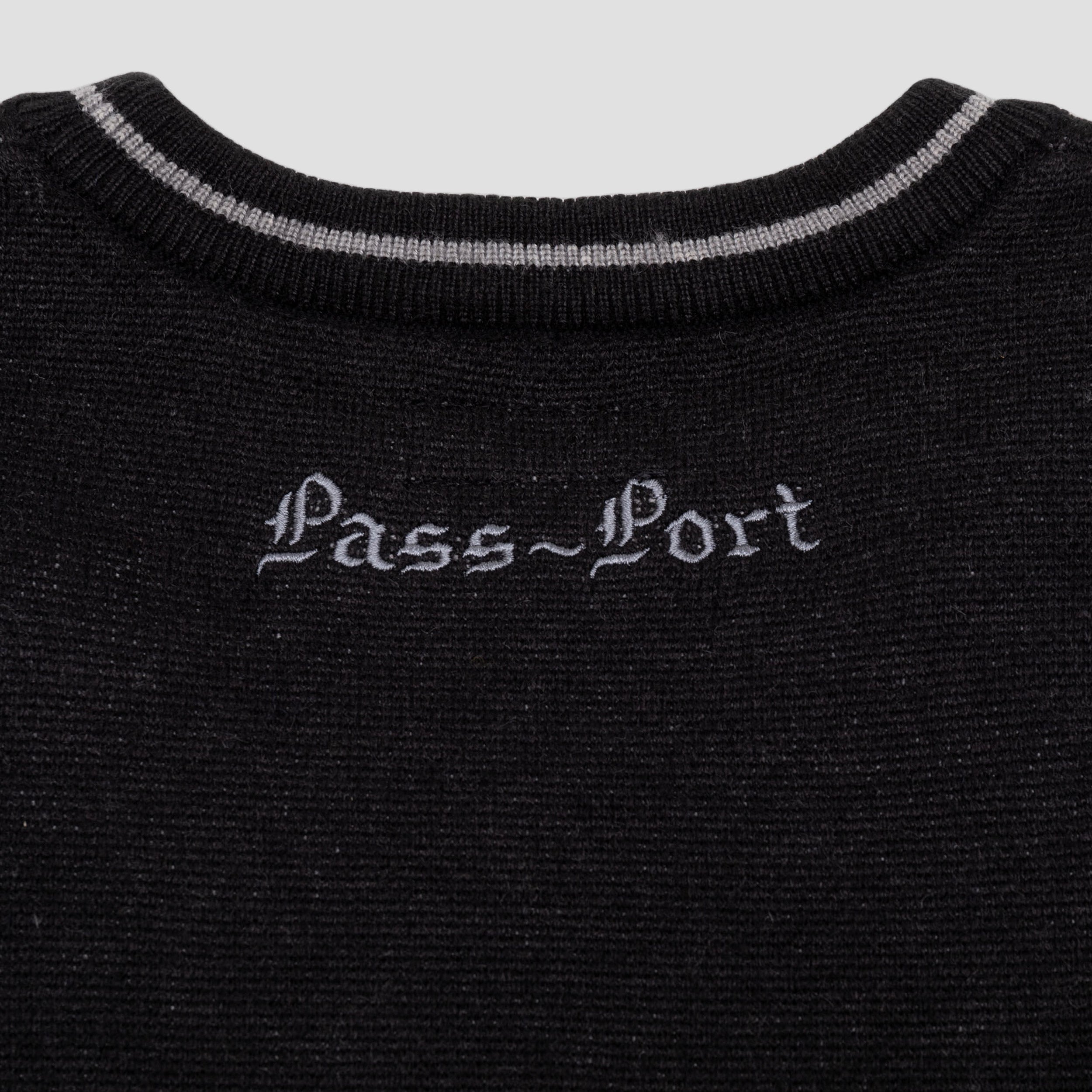 PassPort Kings X Fountain Mohair Crew Black