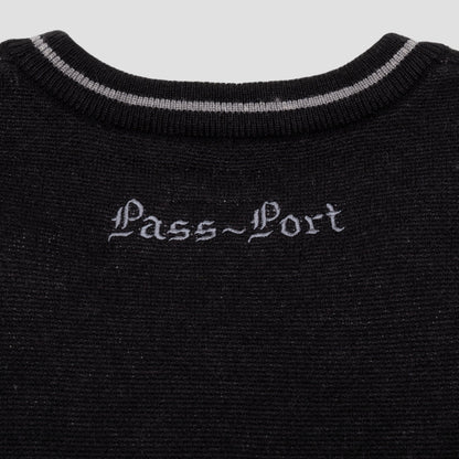 PassPort Kings X Fountain Mohair Crew Black