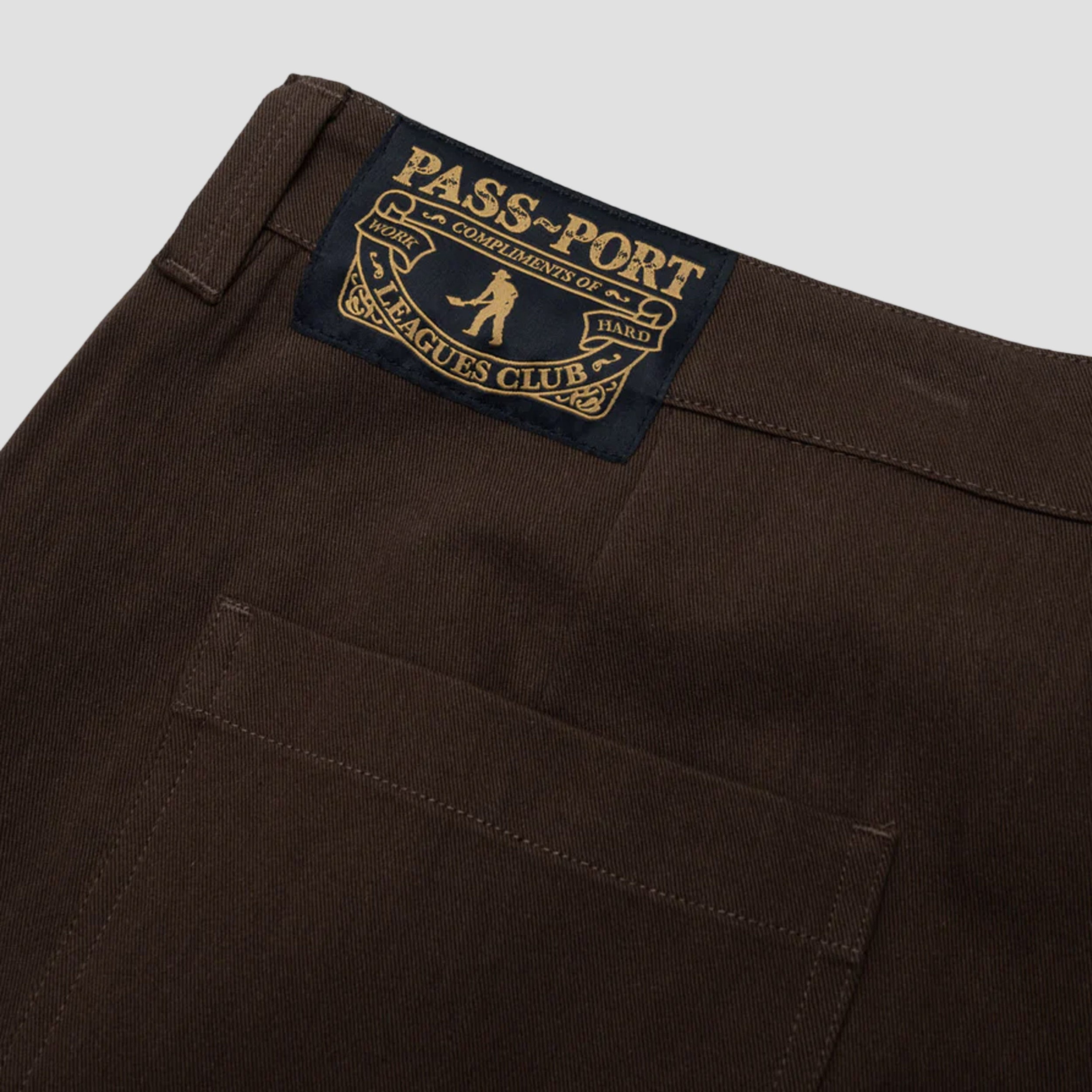 PassPort Leagues Club Pant Brown