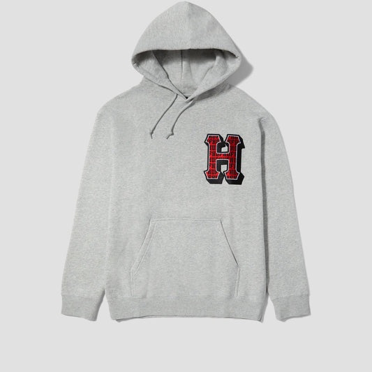 HUF Thicc H Hood Heather Grey