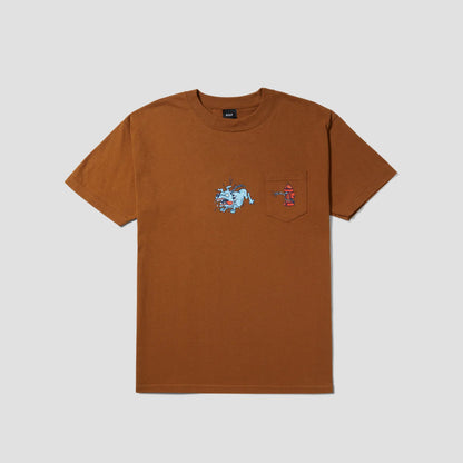 HUF Junkyard Dog Pocket T-Shirt Rubber