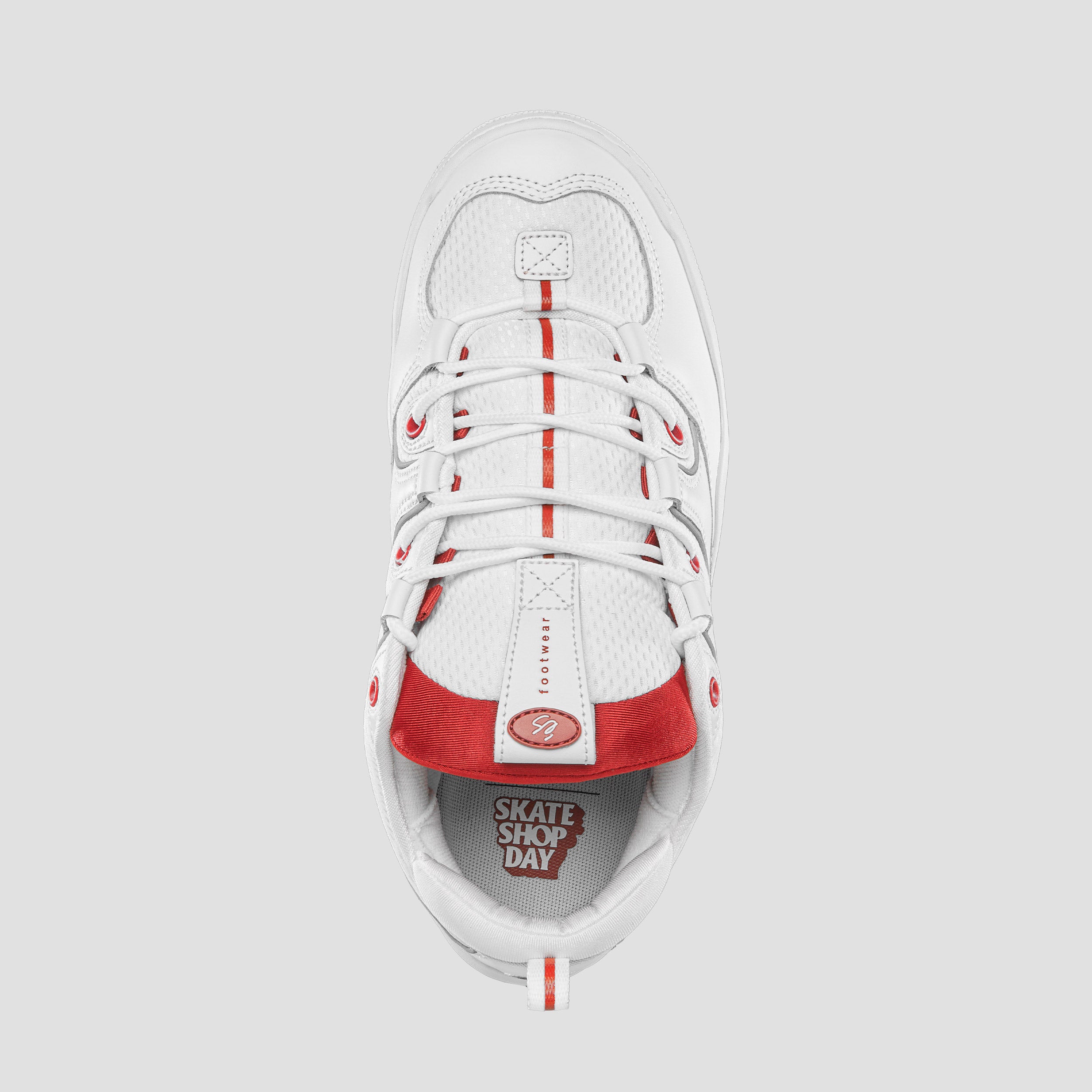 éS Two Nine 8 Skate Shoes White Red