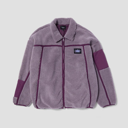 HUF Livingston Sherpa Jacket Dust Purple