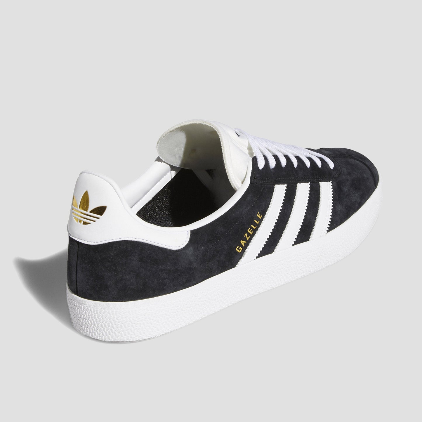 adidas Gazelle ADV Skate Shoes Core Black / Cloud White / Gold Metallic