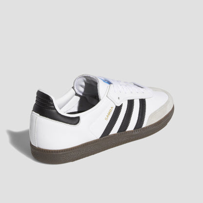 adidas Samba ADV Skate Shoes Footwear White / Core Black / Gum