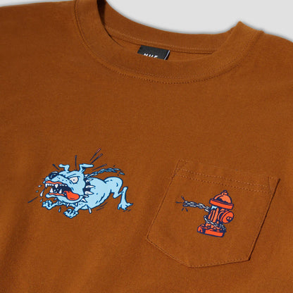 HUF Junkyard Dog Pocket T-Shirt Rubber