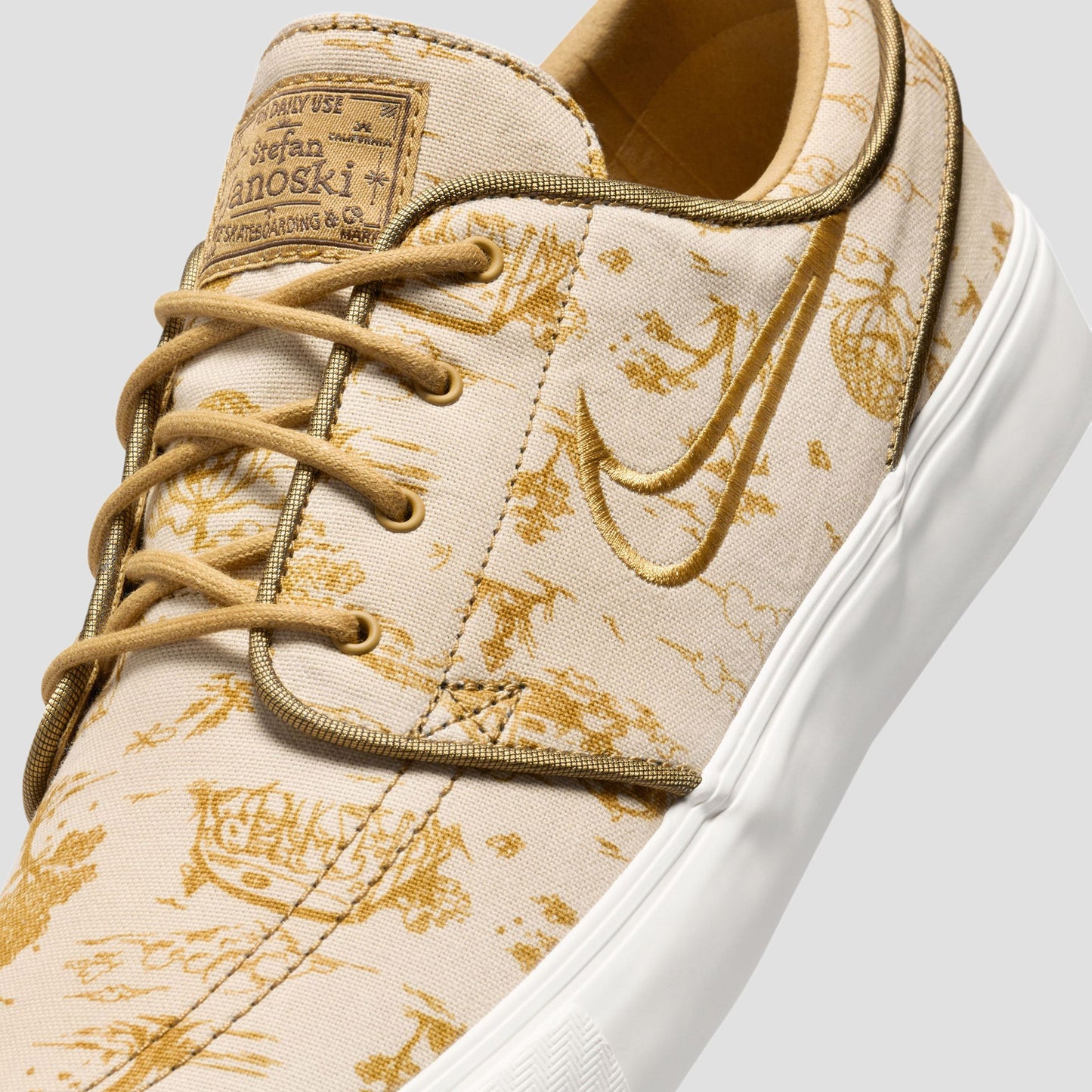 Nike SB Zoom Janoski OG+ Premium Skate Shoe Sesame / FLT Gold / Bronzine - Sail