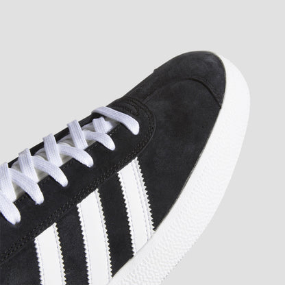 adidas Gazelle ADV Skate Shoes Core Black / Cloud White / Gold Metallic