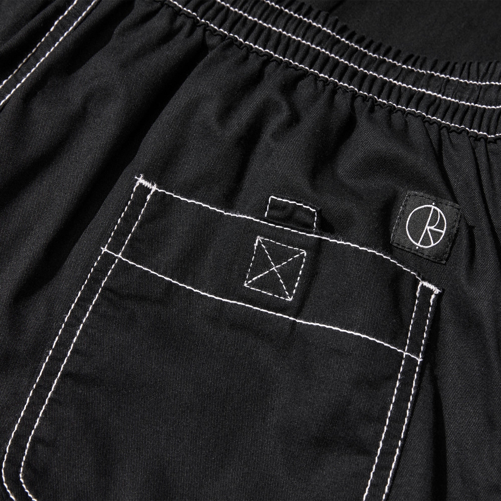 Polar Surf Pants Contrast Black White