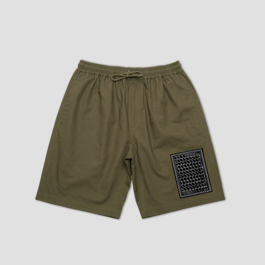 PassPort Drain Ripstop Casual Short Olive