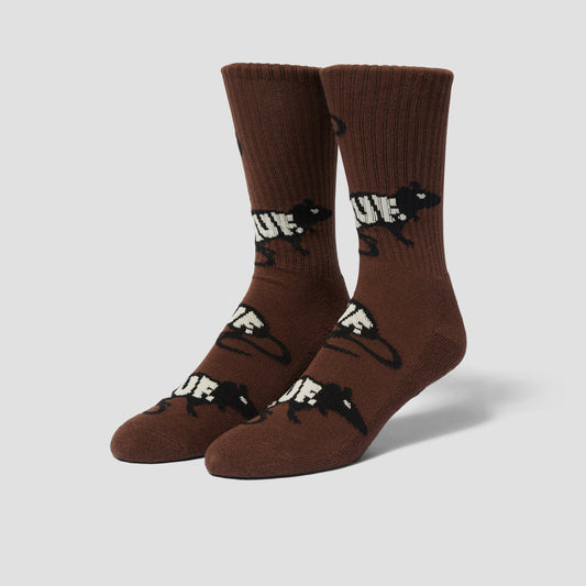 HUF Pest Problem Crew Sock Camel