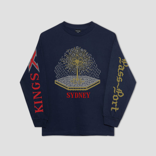 PassPort King’s X Longsleeve T-Shirt Navy