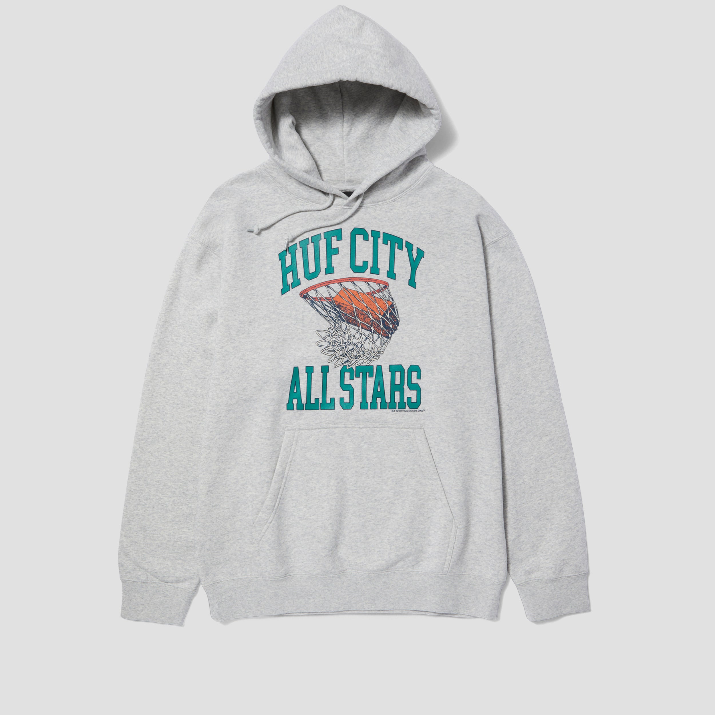 HUF Swish P/O Hood Heather Grey
