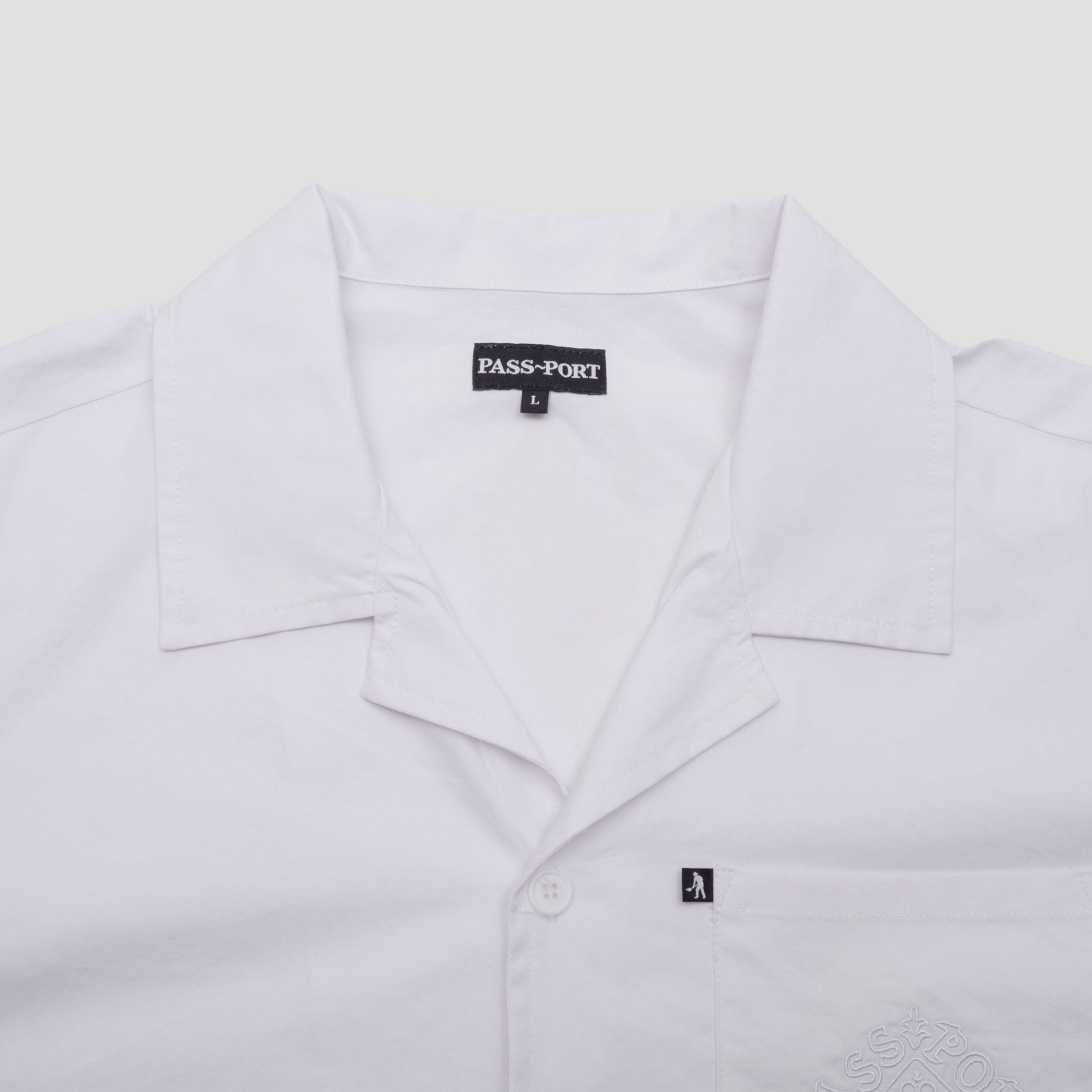 PassPort Manuscript Casual Shirt White