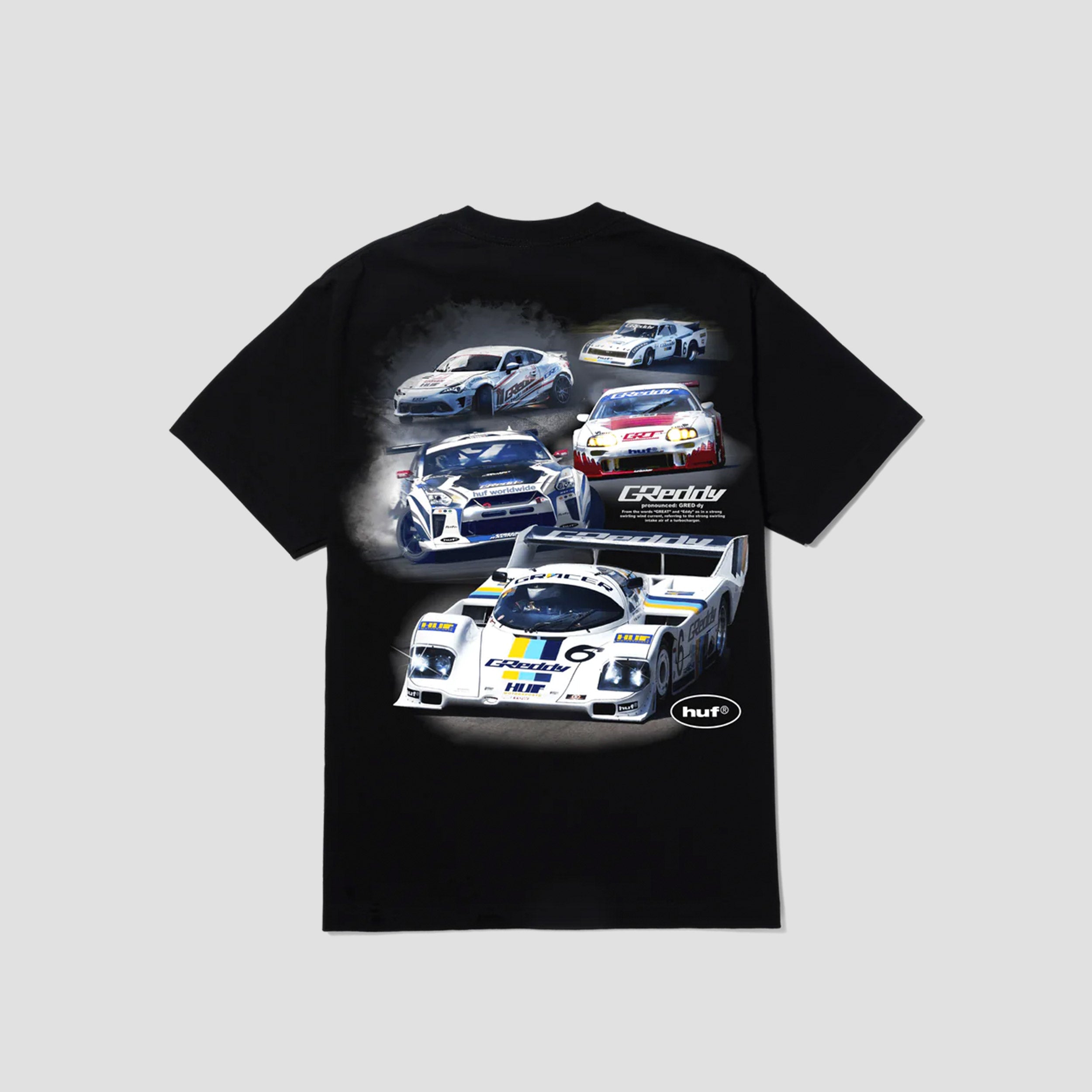HUF Greddy Showcase T-Shirt Black