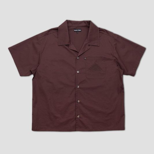 PassPort Manuscript Casual Shirt Choc