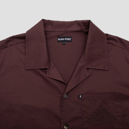 PassPort Manuscript Casual Shirt Choc