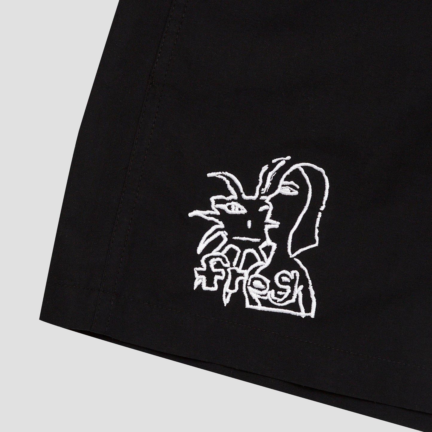 Frog Swim Trunks Black