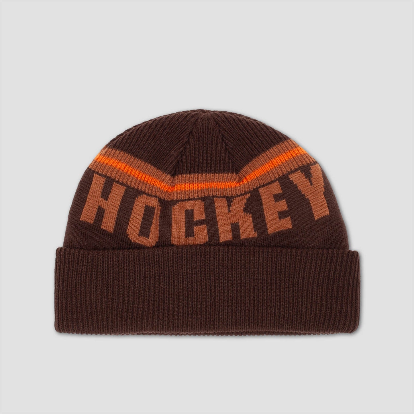 Hockey Friendly Beanie Brown