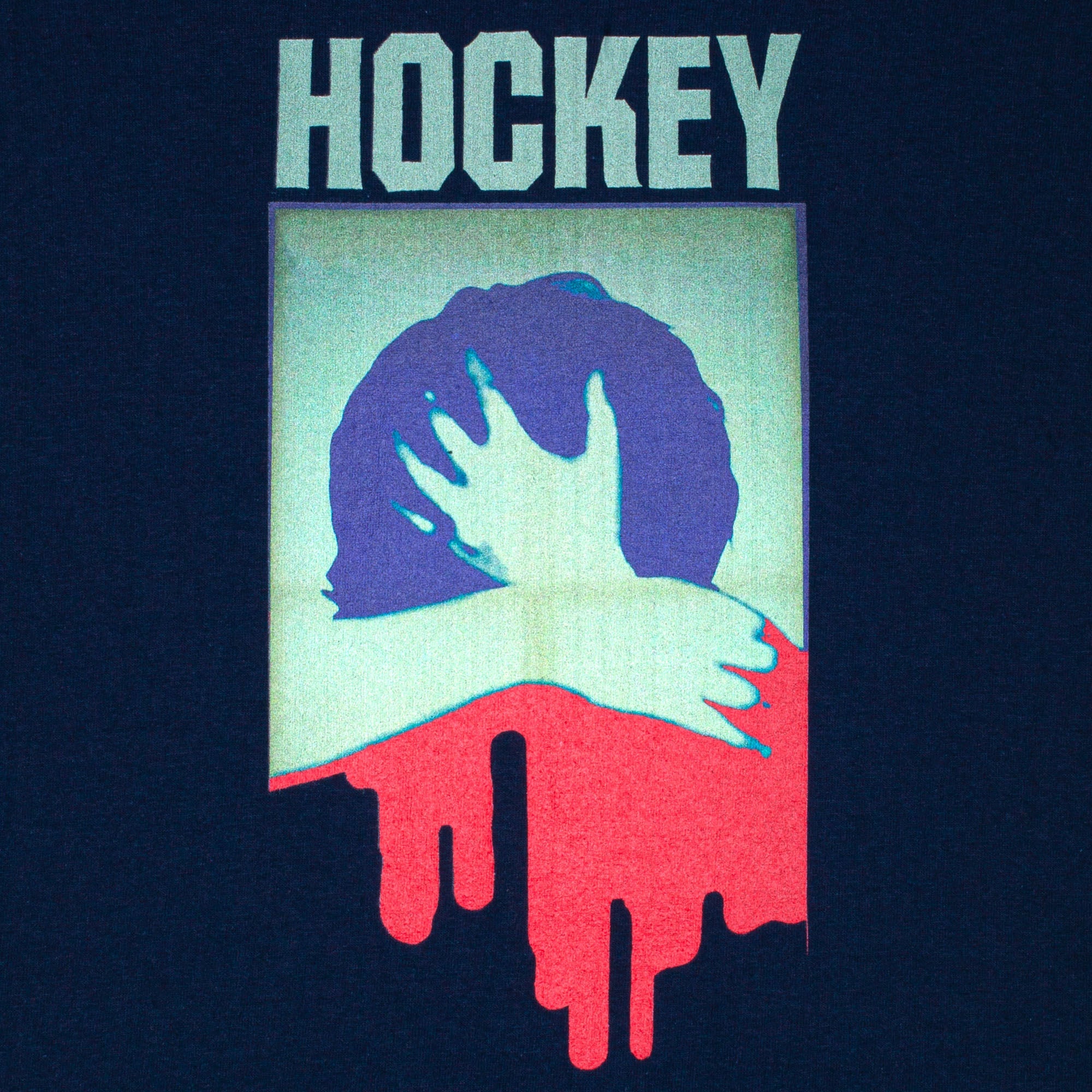 Hockey Paralysis T-Shirt Navy
