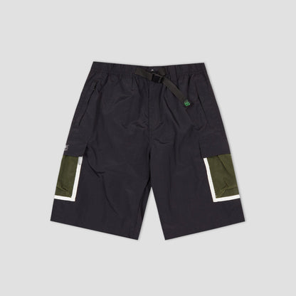 Bronze Mesh Cargo Shorts Black