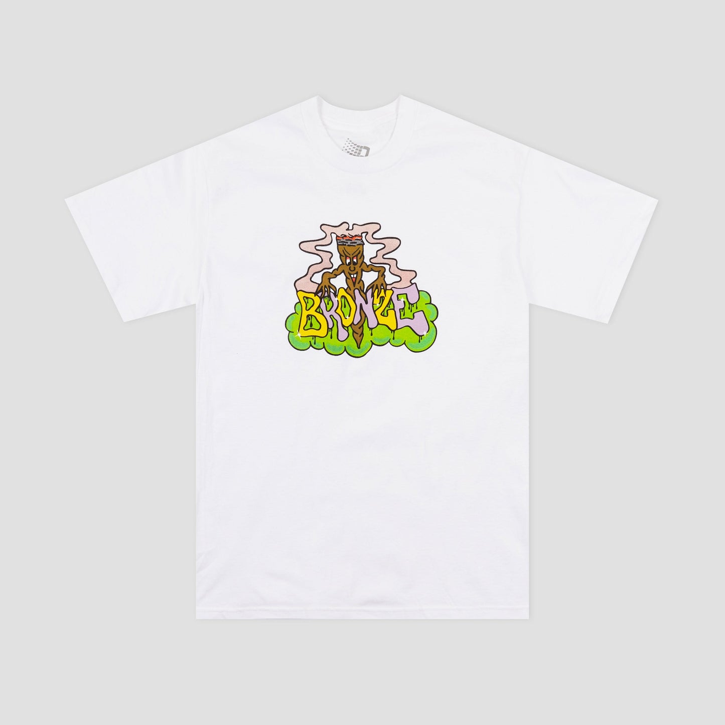 Bronze Mr Blunt T-Shirt White