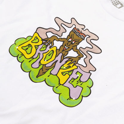 Bronze Mr Blunt T-Shirt White