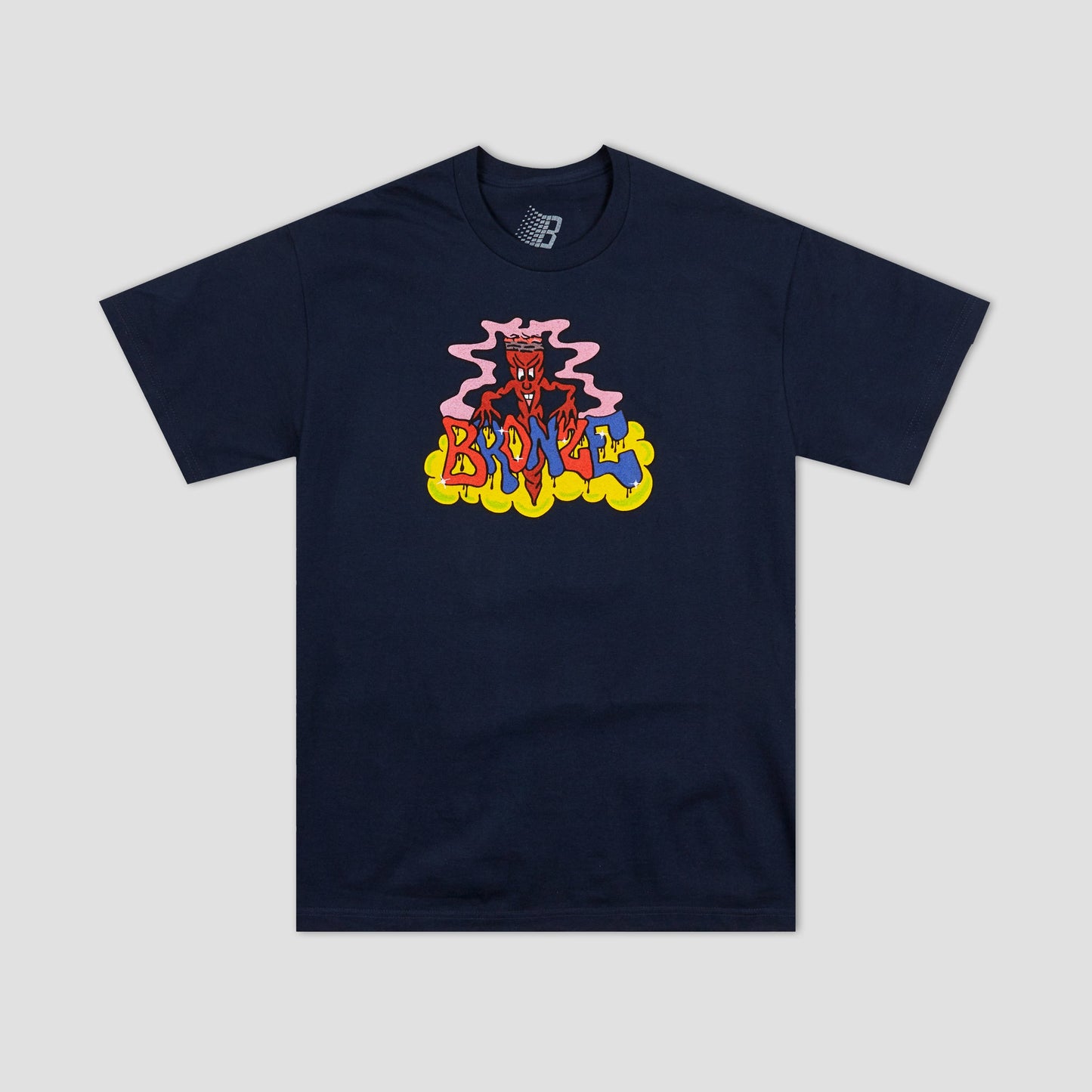 Bronze Mr Blunt T-Shirt Navy