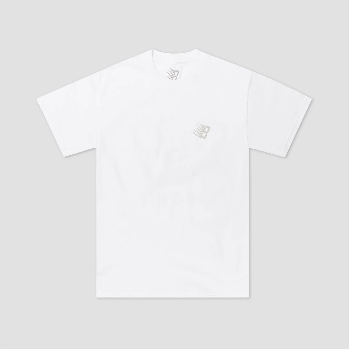 Bronze Towel B Logo T-Shirt White