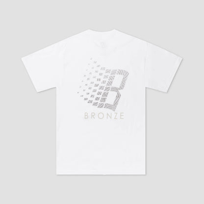 Bronze Towel B Logo T-Shirt White