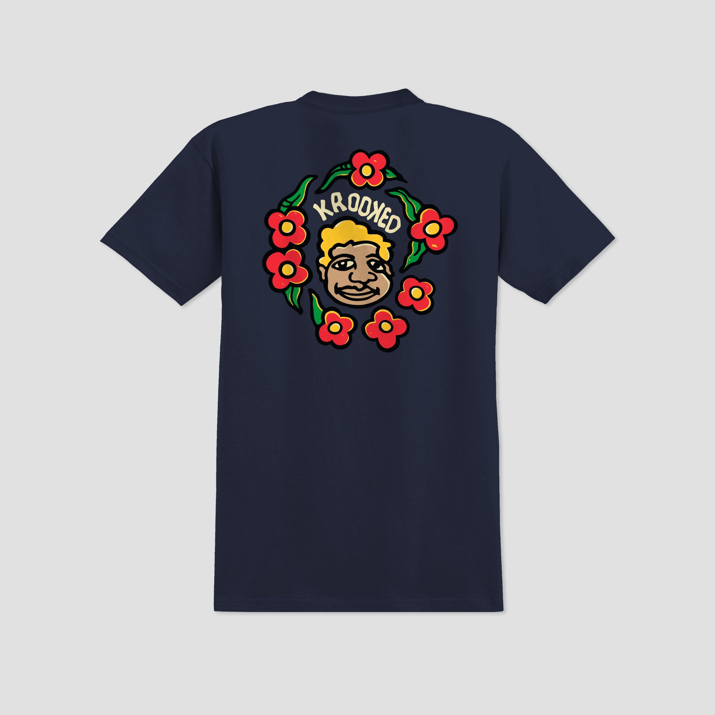 Krooked Mg T-Shirt True Navy