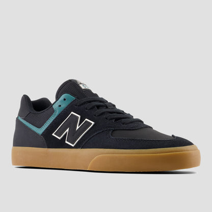 New Balance 574 Shoes Black / Vintage Teal