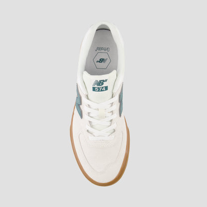 New Balance 574 Shoes Sea Salt / Teal