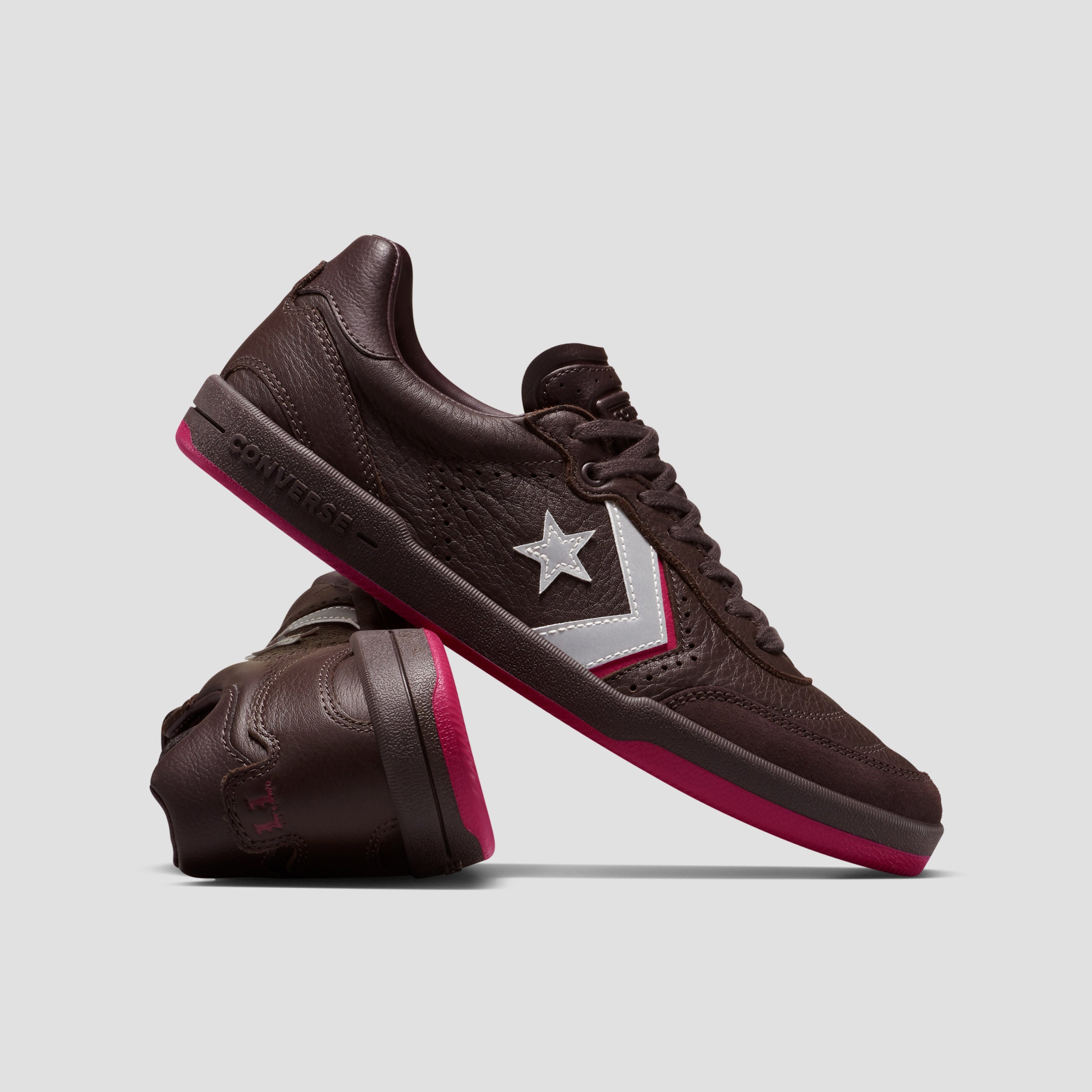 Converse Louie Lopez Pro 2 Skate Shoes Coffee Nut / Silver / Frozen Acai
