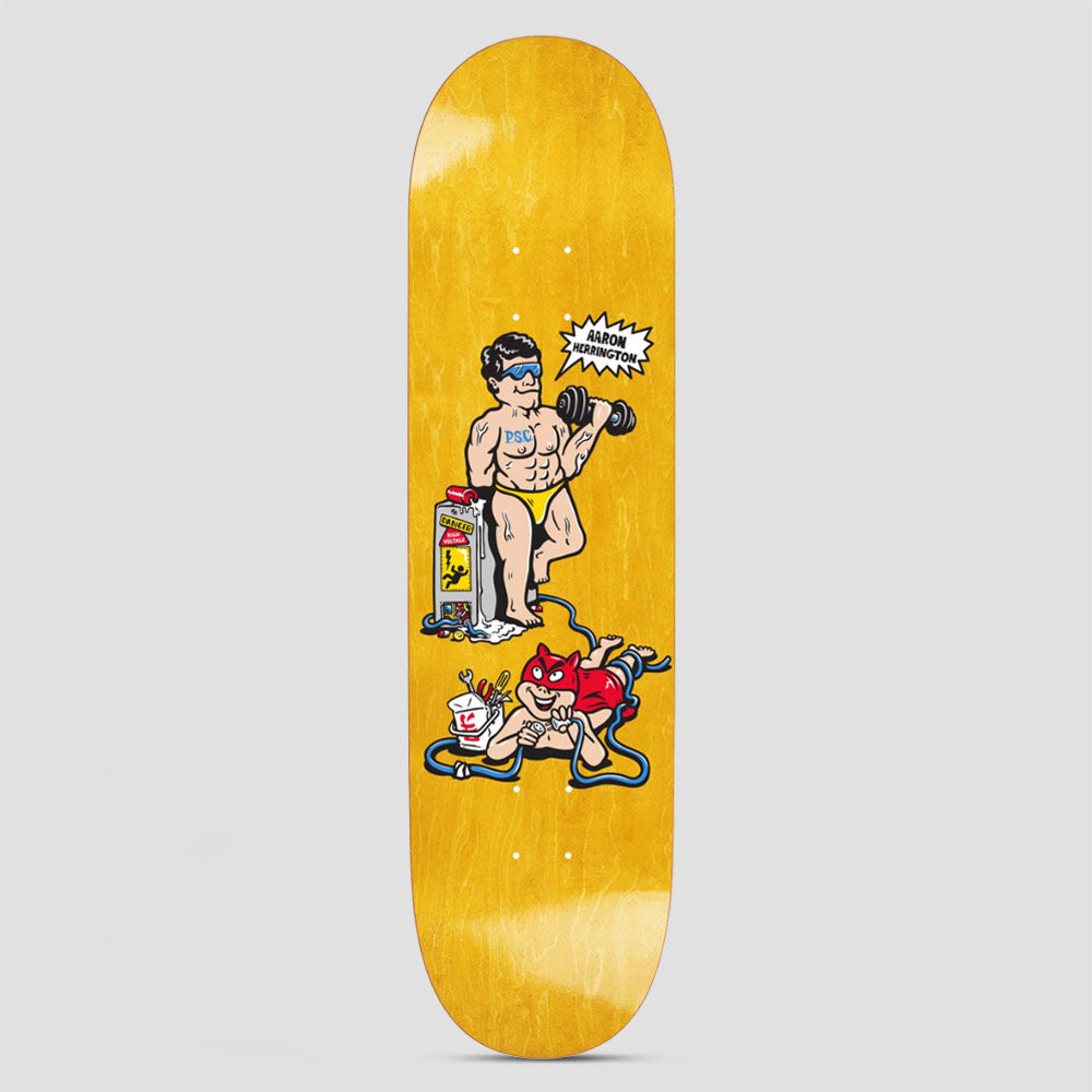 Polar 8.5 Aaron Herrington Pumping Iron Skateboard Deck