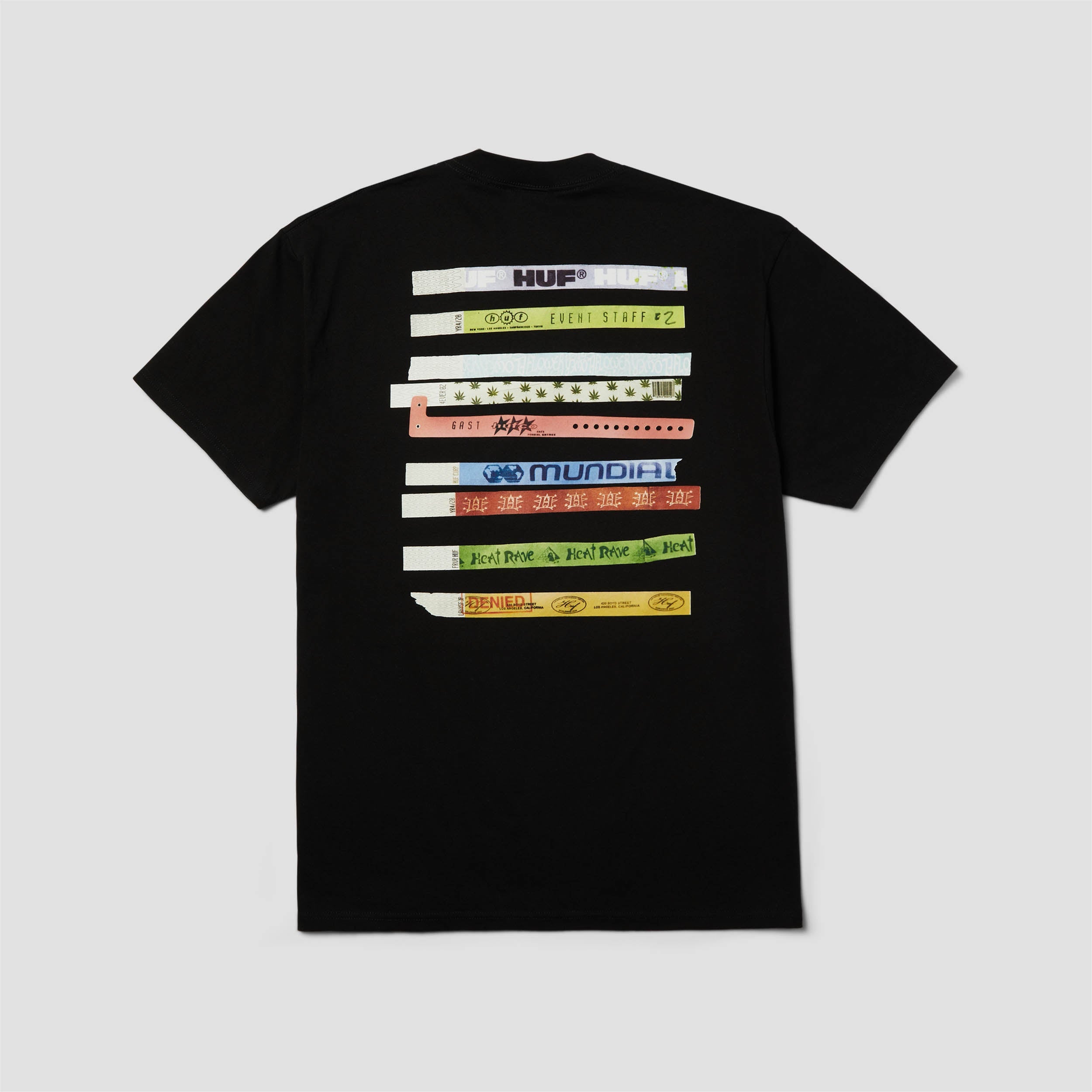 Huf Admission T-Shirt Black