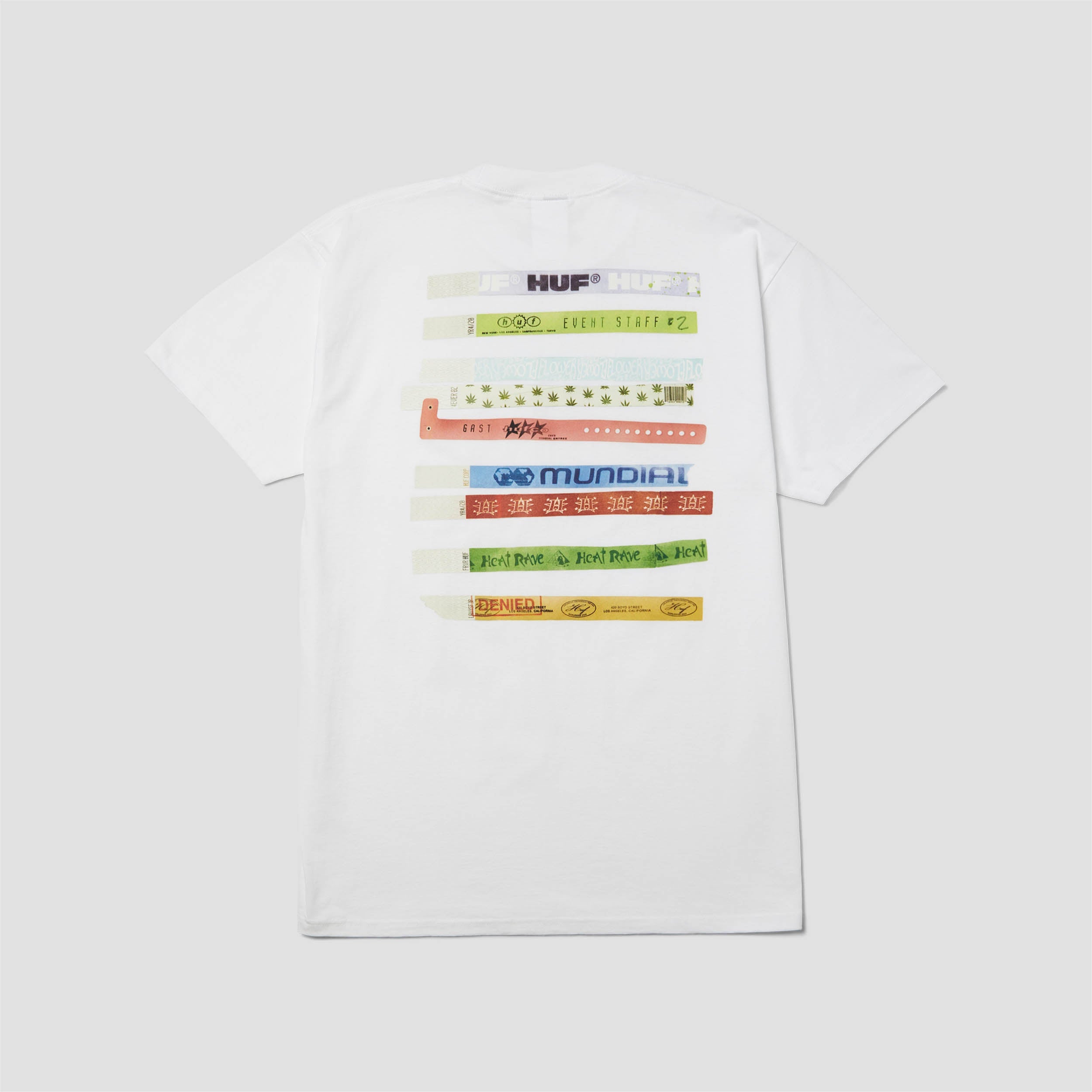 Huf Admission T-Shirt White