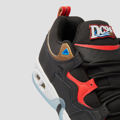 DC Truth OG Skate Shoes Black Red Blue