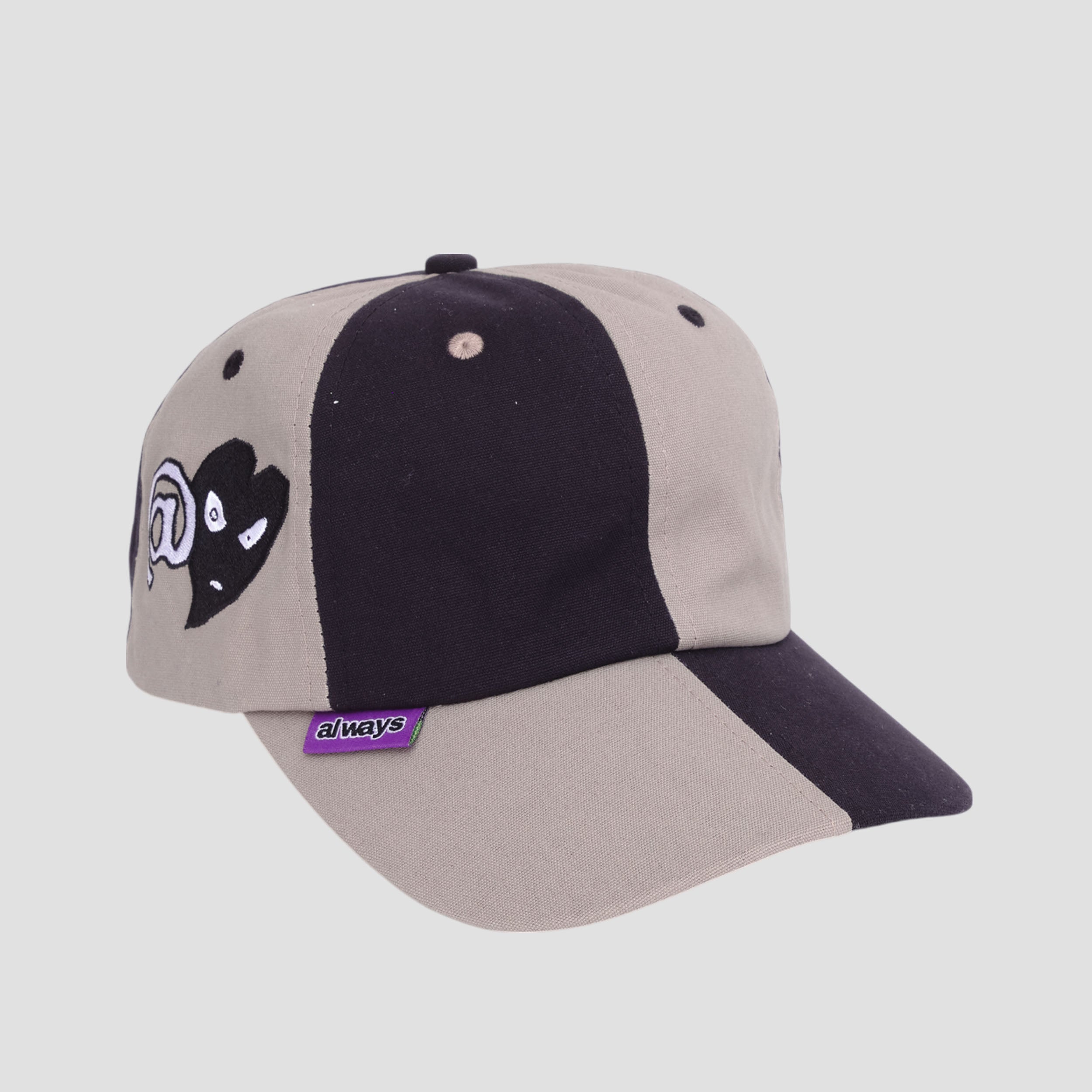Always Mixed 6 panel Cap Grey / Black